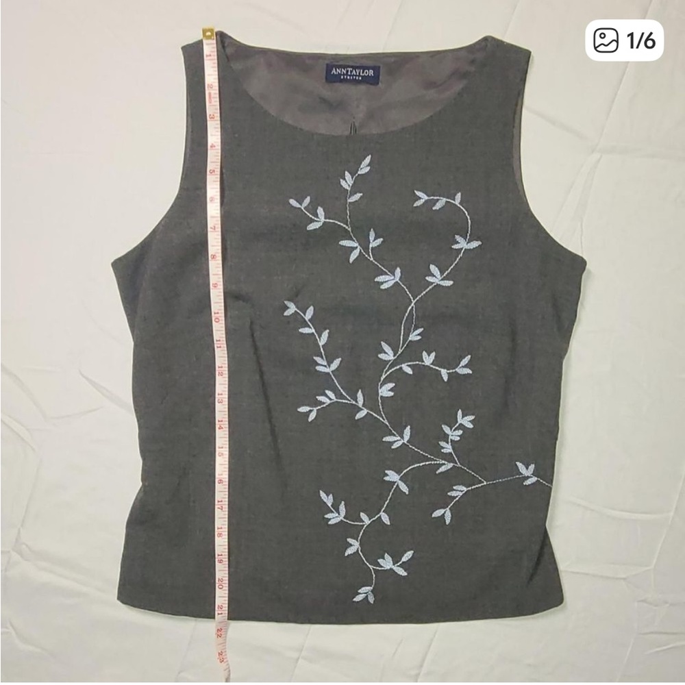 90s Top with Embroidery